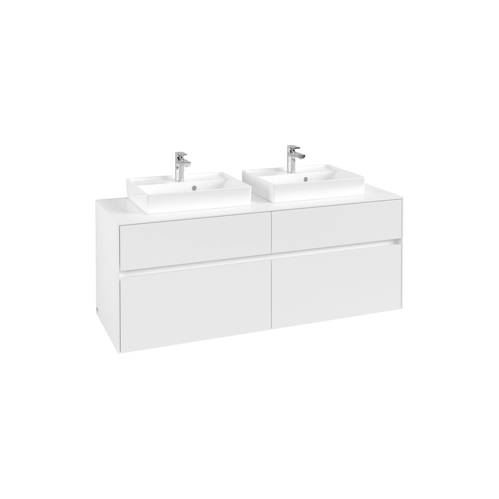 Villeroy & Boch Waschtischunterschrank Collaro 1400x548x500mm 4 Auszüge, für 2 Wasch... VILLEROY-C07600MS 4065467190394 (Abb. 2)