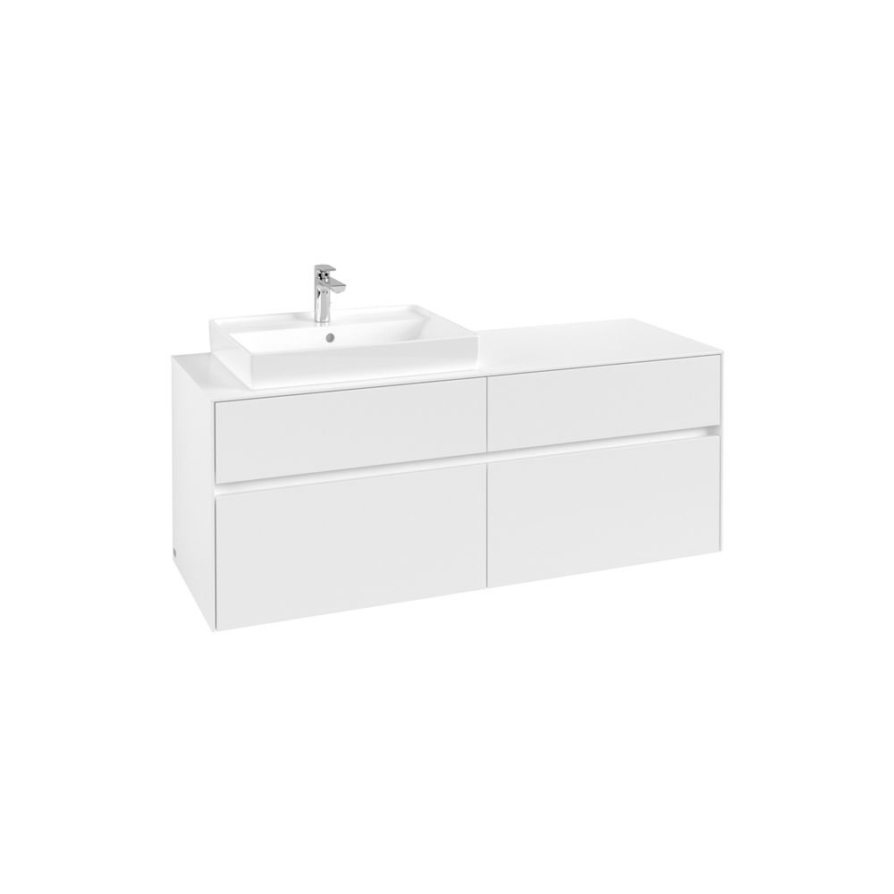 Villeroy & Boch Waschtischunterschrank Collaro C08500 1400x548x500mm 2 Auszüge, Wasc... VILLEROY-C08500MS 4065467191384 (Abb. 2)