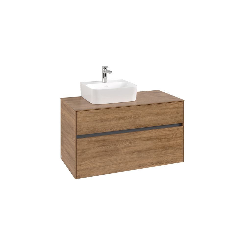 Villeroy & Boch Waschtischunterschrank Collaro C09500 1000x548x500mm Kansas Oak... VILLEROY-C09500RH 4065467212188 (Abb. 2)