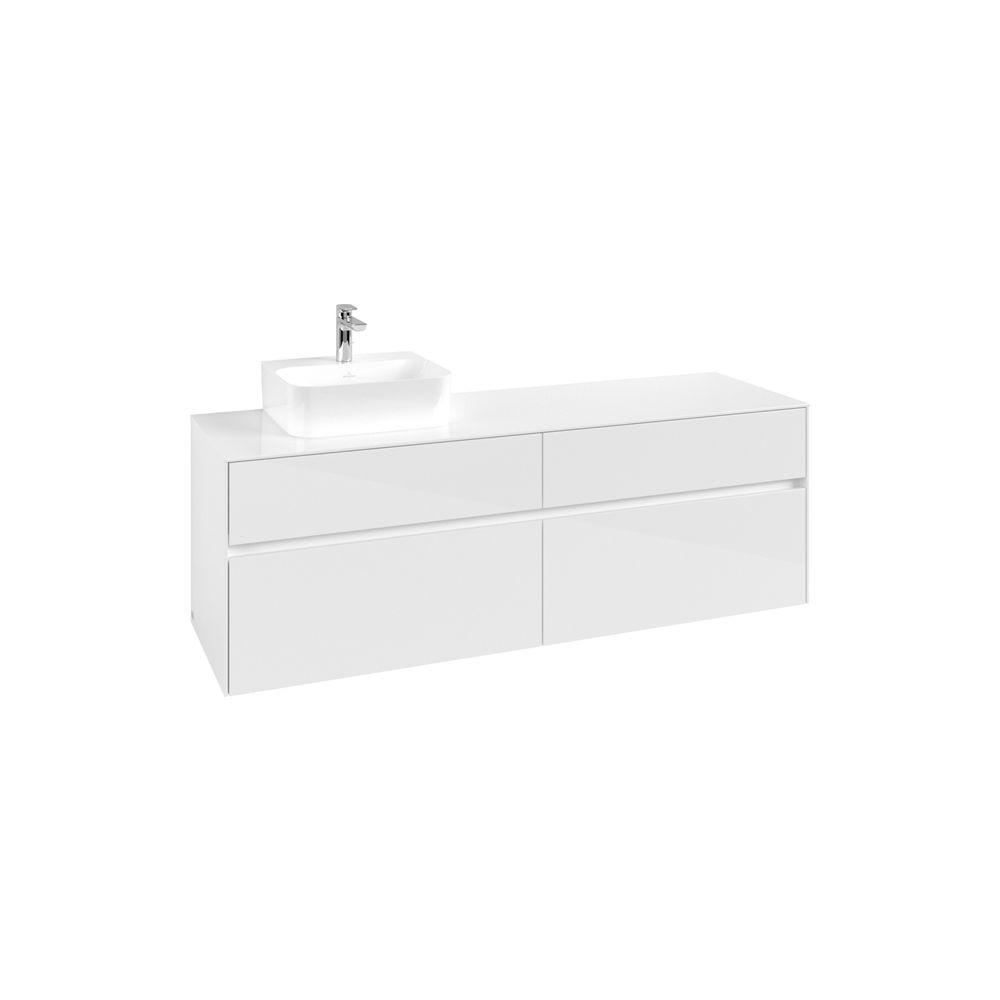 Villeroy & Boch Waschtischunterschrank Collaro C10500 1600x548x500mm Glossy White... VILLEROY-C10500DH 4065467213239 (Abb. 2)