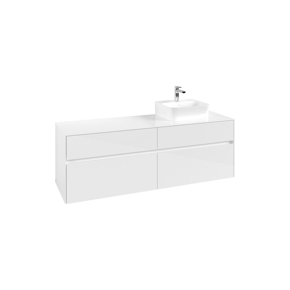 Villeroy & Boch Waschtischunterschrank Collaro C10600 1600x548x500mm Glossy White... VILLEROY-C10600DH 4065467213345 (Abb. 2)