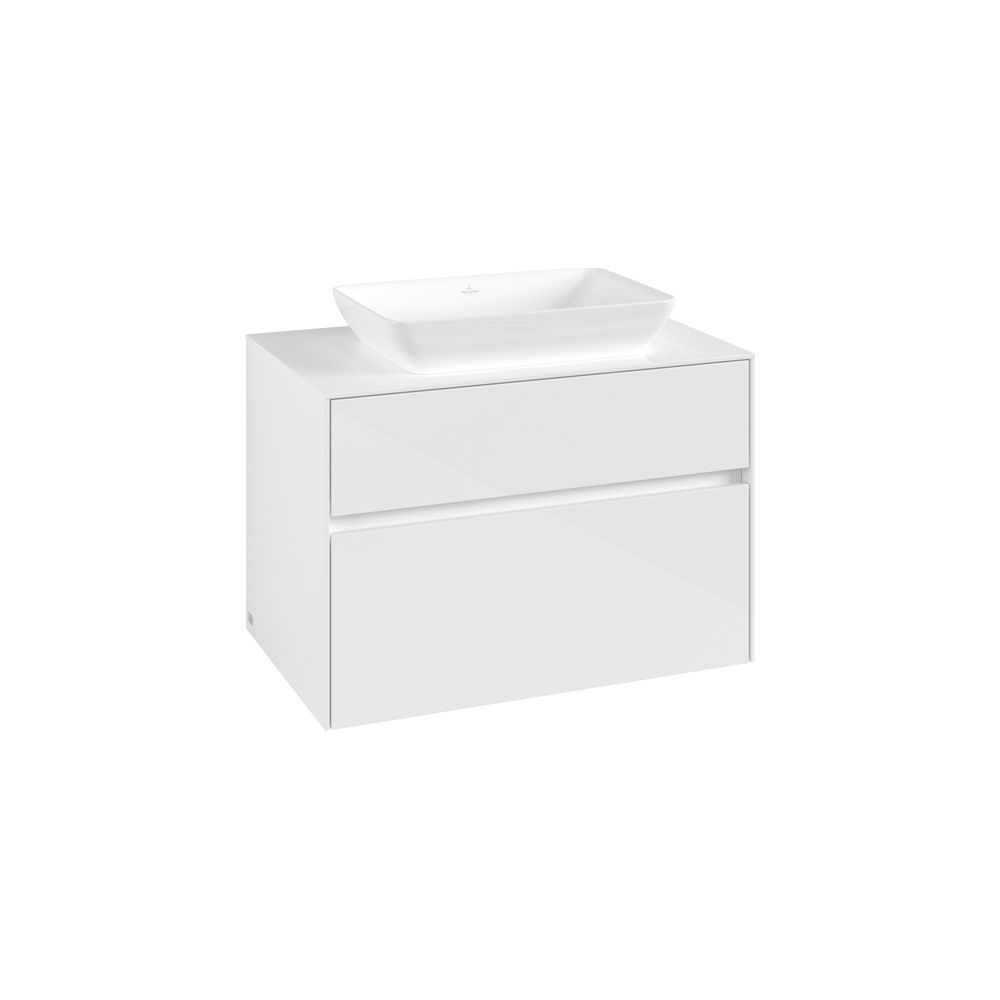 Villeroy & Boch Waschtischunterschrank Collaro C10800 800x548x500mm Glossy White... VILLEROY-C10800DH 4065467215103 (Abb. 2)