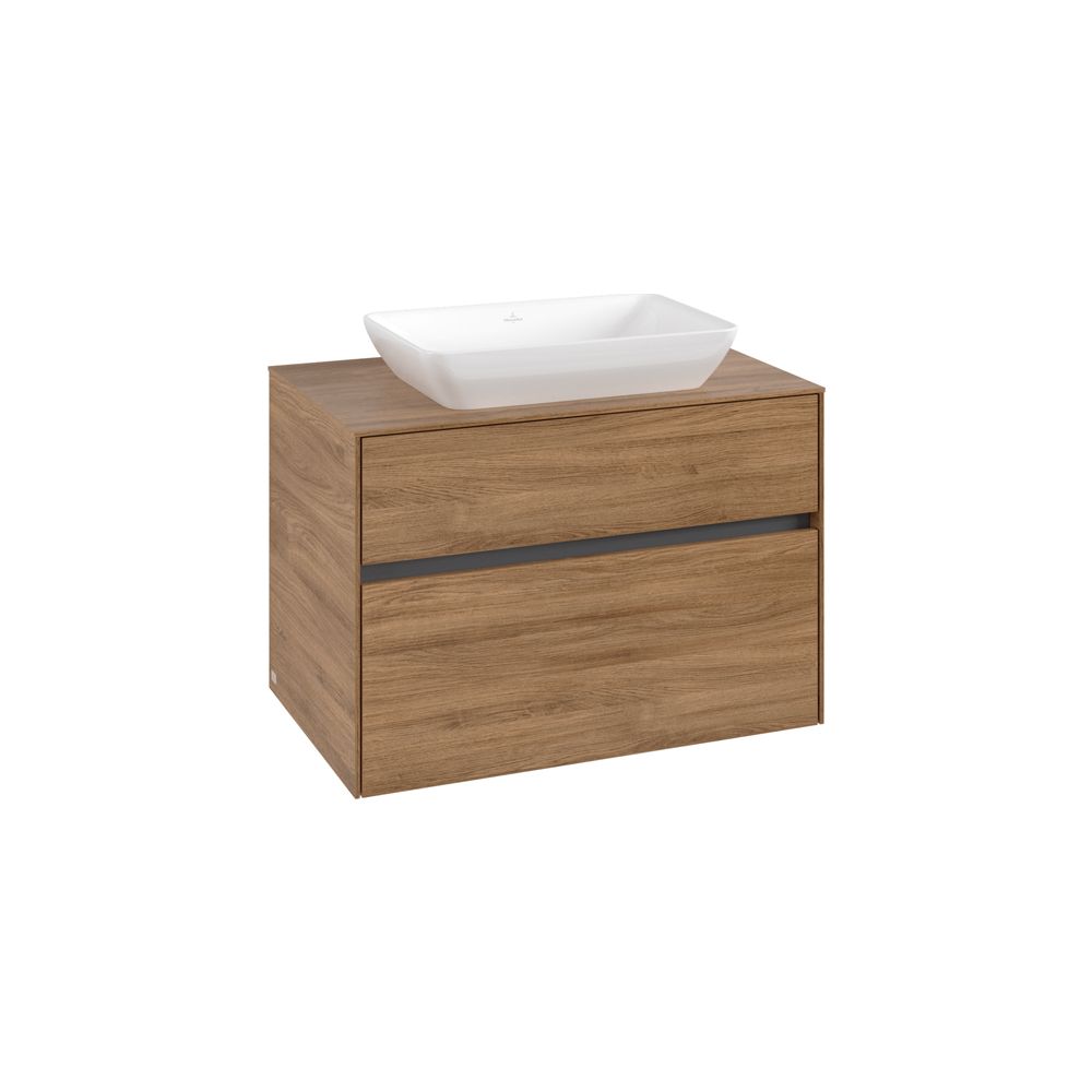 Villeroy & Boch Waschtischunterschrank Collaro C10800 800x548x500mm Kansas Oak... VILLEROY-C10800RH 4065467215158 (Abb. 2)