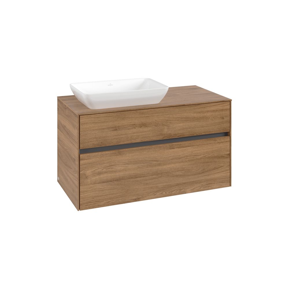 Villeroy & Boch Waschtischunterschrank Collaro C11000 1000x548x500mm Kansas Oak... VILLEROY-C11000RH 4065467215370 (Abb. 2)