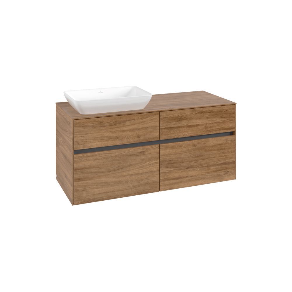 Villeroy & Boch Waschtischunterschrank Collaro C11300 1200x548x500mm Kansas Oak... VILLEROY-C11300RH 4065467215707 (Abb. 2)