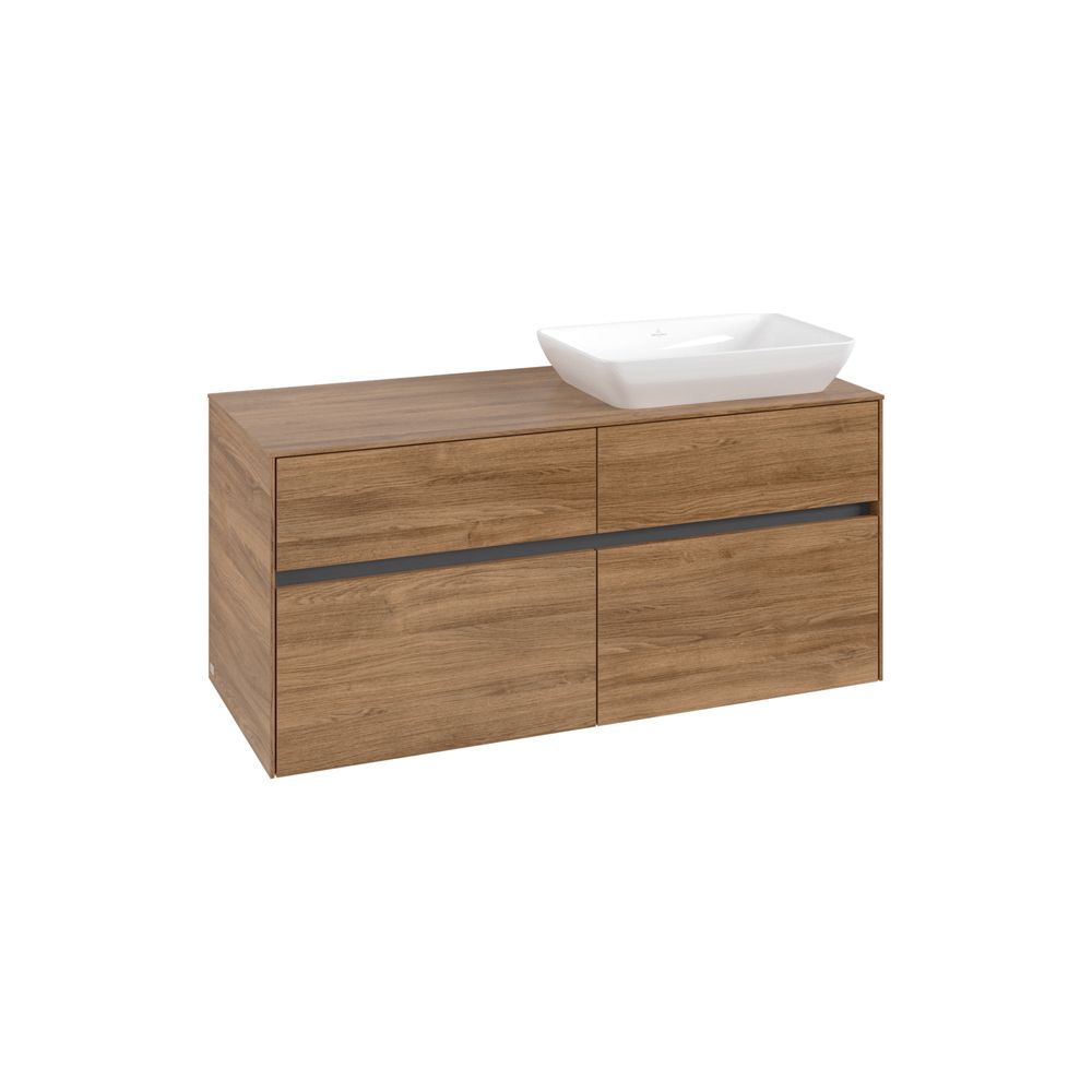 Villeroy & Boch Waschtischunterschrank Collaro C11400 1200x548x500mm Kansas Oak... VILLEROY-C11400RH 4065467215813 (Abb. 2)