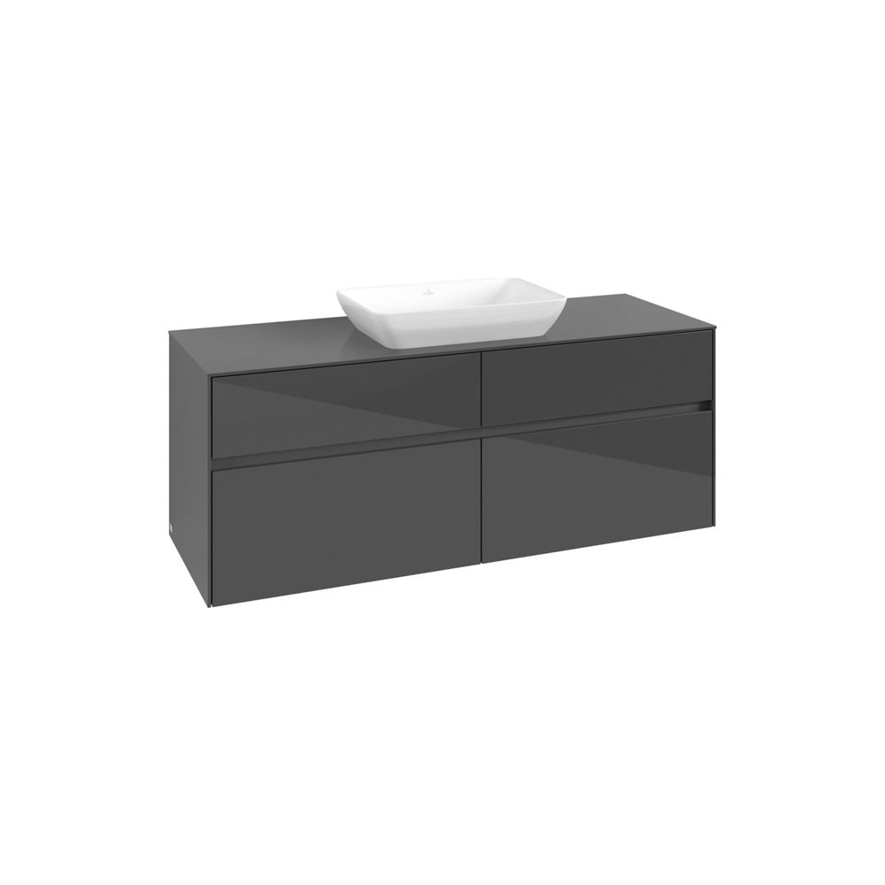 Villeroy & Boch Waschtischunterschrank Collaro C11600 1400x548x500mm Glossy Grey... VILLEROY-C11600FP 4065467216001 (Abb. 2)