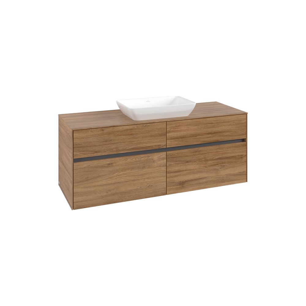 Villeroy & Boch Waschtischunterschrank Collaro C11600 1400x548x500mm Kansas Oak... VILLEROY-C11600RH 4065467216032 (Abb. 2)