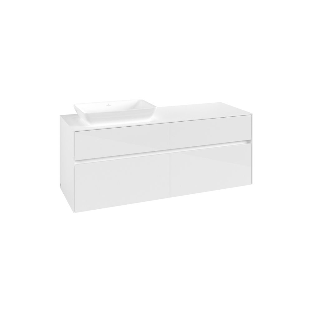 Villeroy & Boch Waschtischunterschrank Collaro C11700 1400x548x500mm Glossy White... VILLEROY-C11700DH 4065467216094 (Abb. 2)