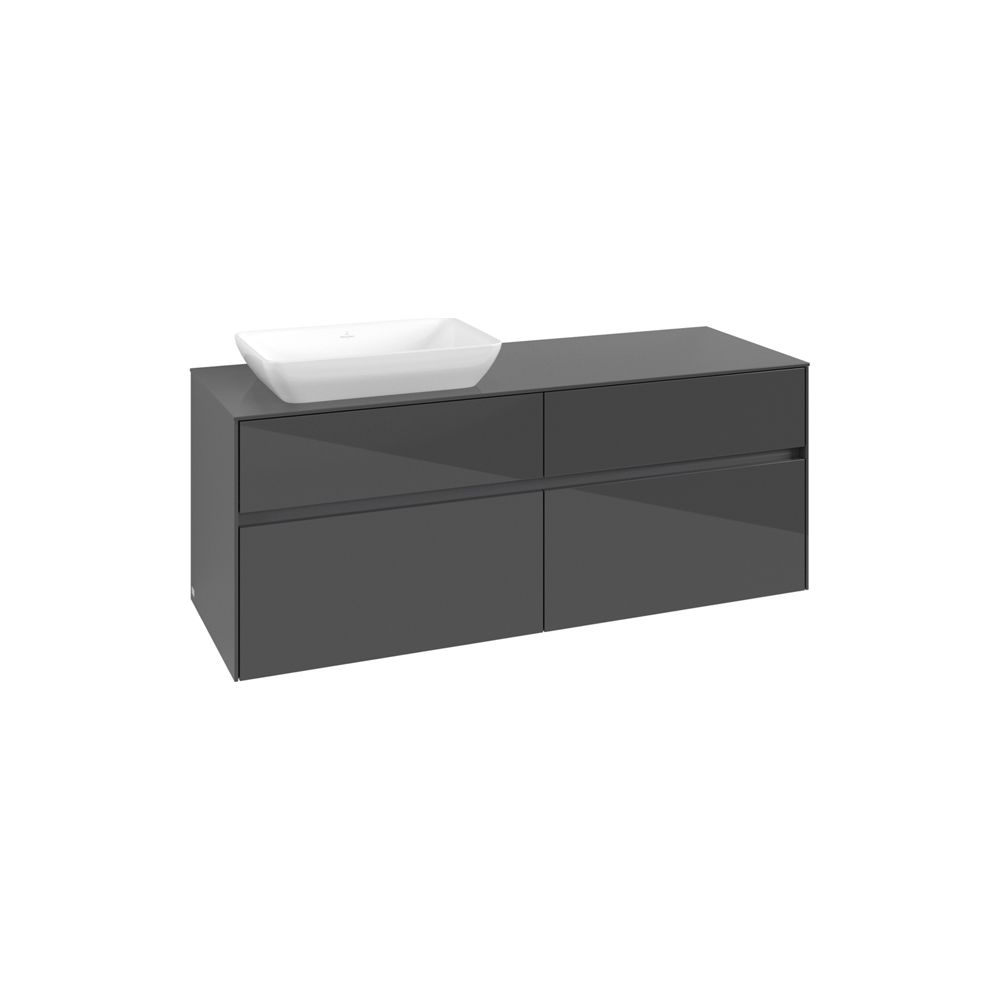 Villeroy & Boch Waschtischunterschrank Collaro C11700 1400x548x500mm Glossy Grey... VILLEROY-C11700FP 4065467216117 (Abb. 2)