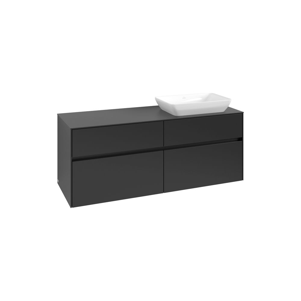 Villeroy & Boch Waschtischunterschrank Collaro C11800 1400x548x500mm Black Matt Lacq... VILLEROY-C11800PD 4065467216247 (Abb. 2)