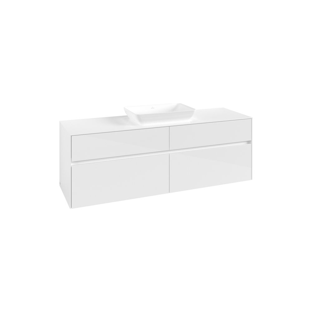 Villeroy & Boch Waschtischunterschrank Collaro C12000 1600x548x500mm Glossy White... VILLEROY-C12000DH 4065467216421 (Abb. 2)