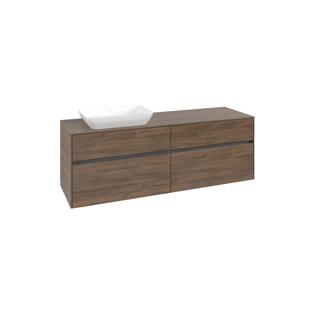 Villeroy & Boch Waschtischunterschrank Collaro C12100 1600x548x500mm Arizona Oak... VILLEROY-C12100VH 4065467216612 (Abb. 2)