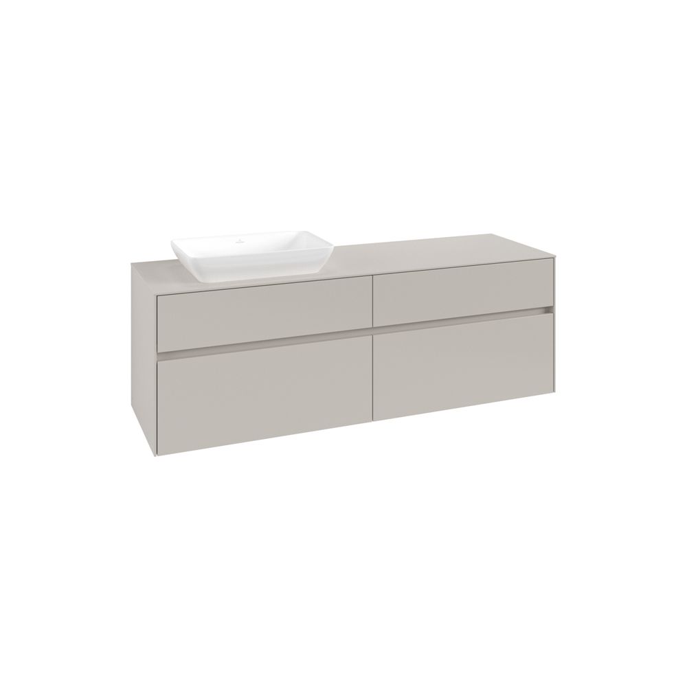 Villeroy & Boch Waschtischunterschrank Collaro C12100 1600x548x500mm Soft Grey... VILLEROY-C12100VK 4065467216636 (Abb. 2)