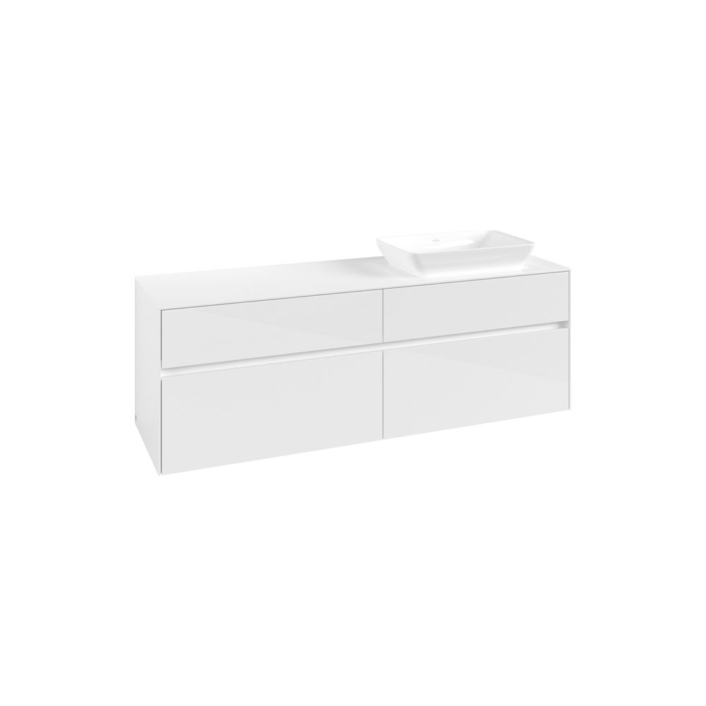 Villeroy & Boch Waschtischunterschrank Collaro C12200 1600x548x500mm Glossy White... VILLEROY-C12200DH 4065467216643 (Abb. 2)