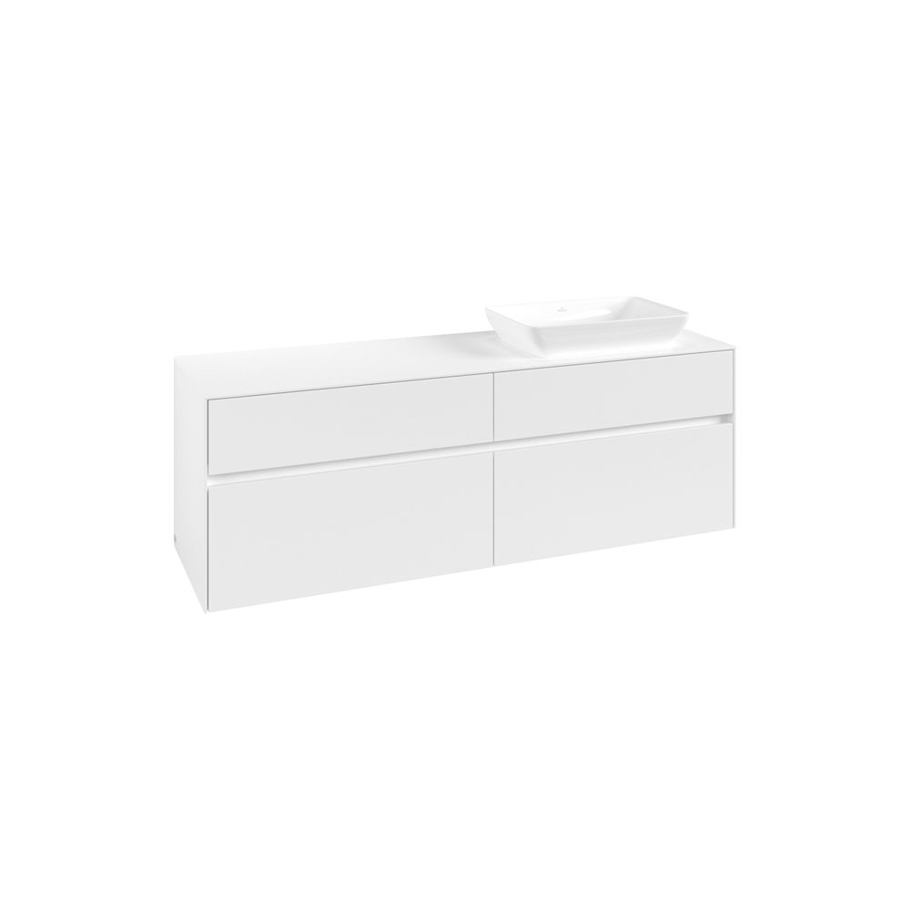 Villeroy & Boch Waschtischunterschrank Collaro C12200 1600x548x500mm White Matt... VILLEROY-C12200MS 4065467216674 (Abb. 2)