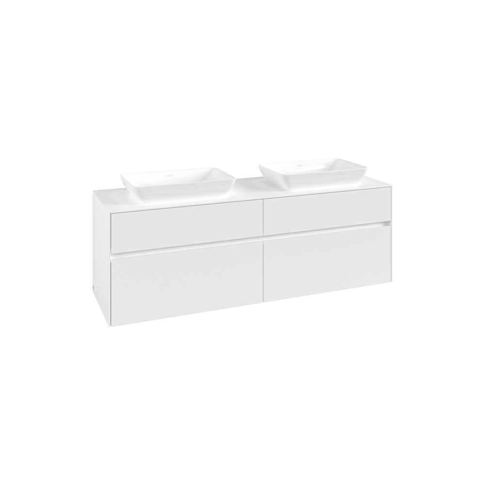 Villeroy & Boch Waschtischunterschrank Collaro C12300 1600x548x500mm White Matt... VILLEROY-C12300MS 4065467216780 (Abb. 2)