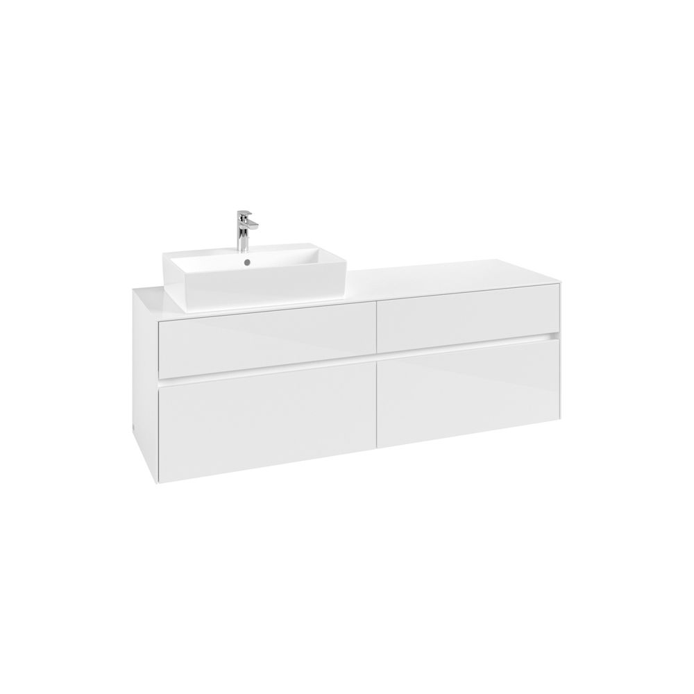 Villeroy & Boch Waschtischunterschrank Collaro C13500 1600x548x500mm Glossy White... VILLEROY-C13500DH 4065467214779 (Abb. 2)