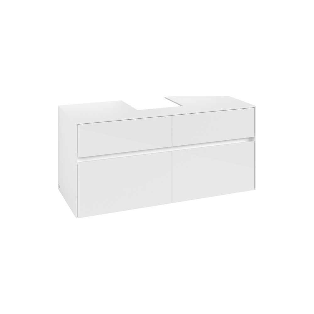 Villeroy & Boch Waschtischunterschrank Collaro C09700 1200x548x500mm Glossy White... VILLEROY-C09700DH 4065467212355 (Abb. 1)