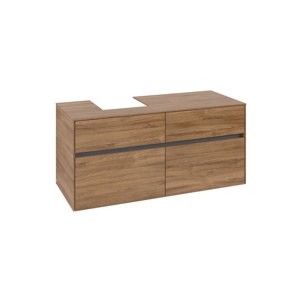 Villeroy & Boch Waschtischunterschrank Collaro C09800 1200x548x500mm Kansas Oak... VILLEROY-C09800RH 4065467212515 (Abb. 1)