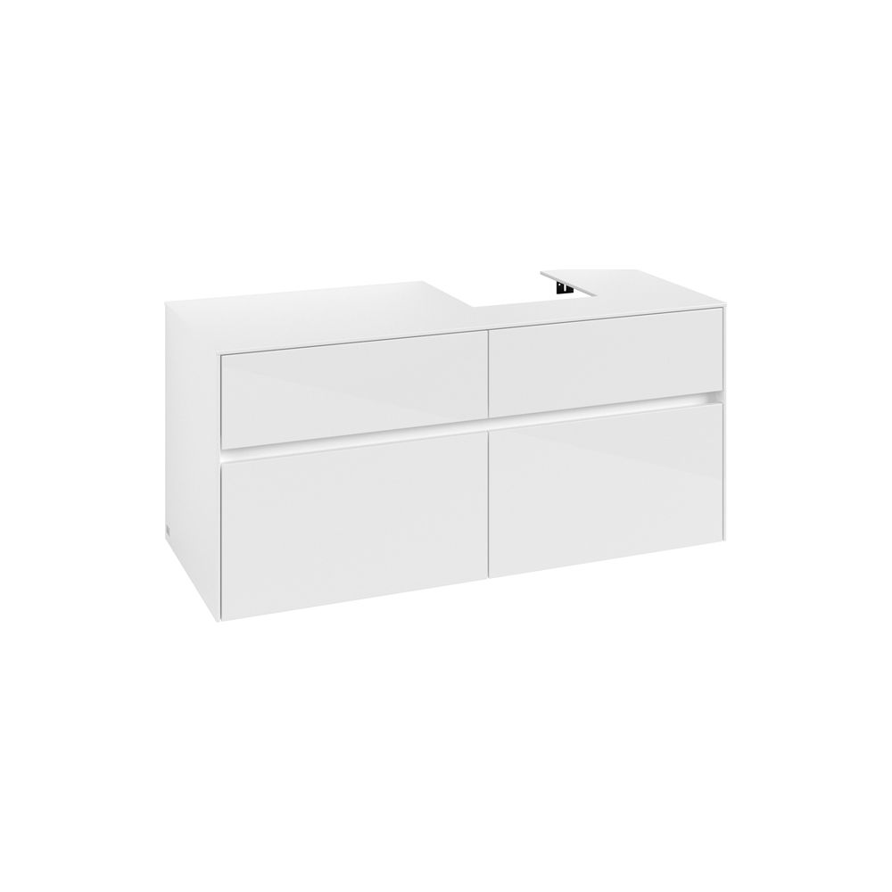 Villeroy & Boch Waschtischunterschrank Collaro C09900 1200x548x500mm Glossy White... VILLEROY-C09900DH 4065467212577 (Abb. 1)