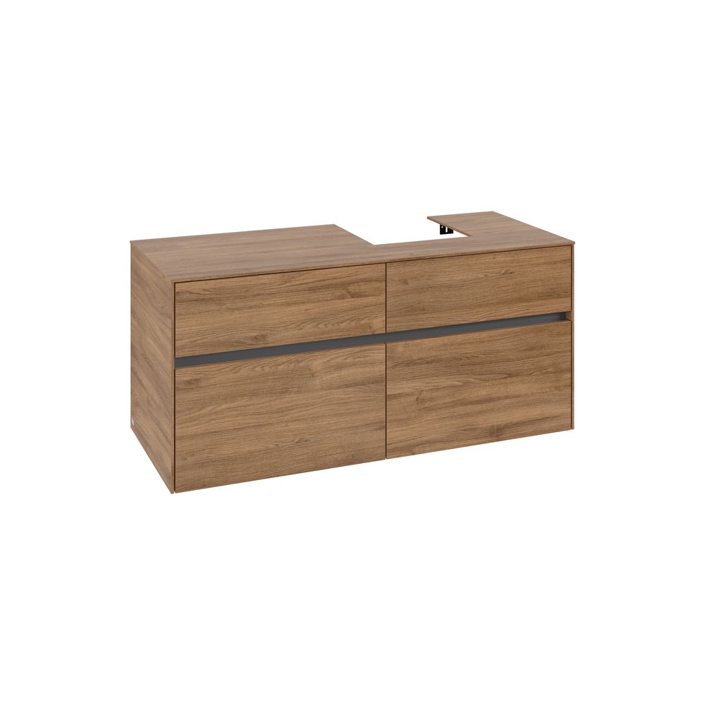 Villeroy & Boch Waschtischunterschrank Collaro C09900 1200x548x500mm Kansas Oak... VILLEROY-C09900RH 4065467212621 (Abb. 1)