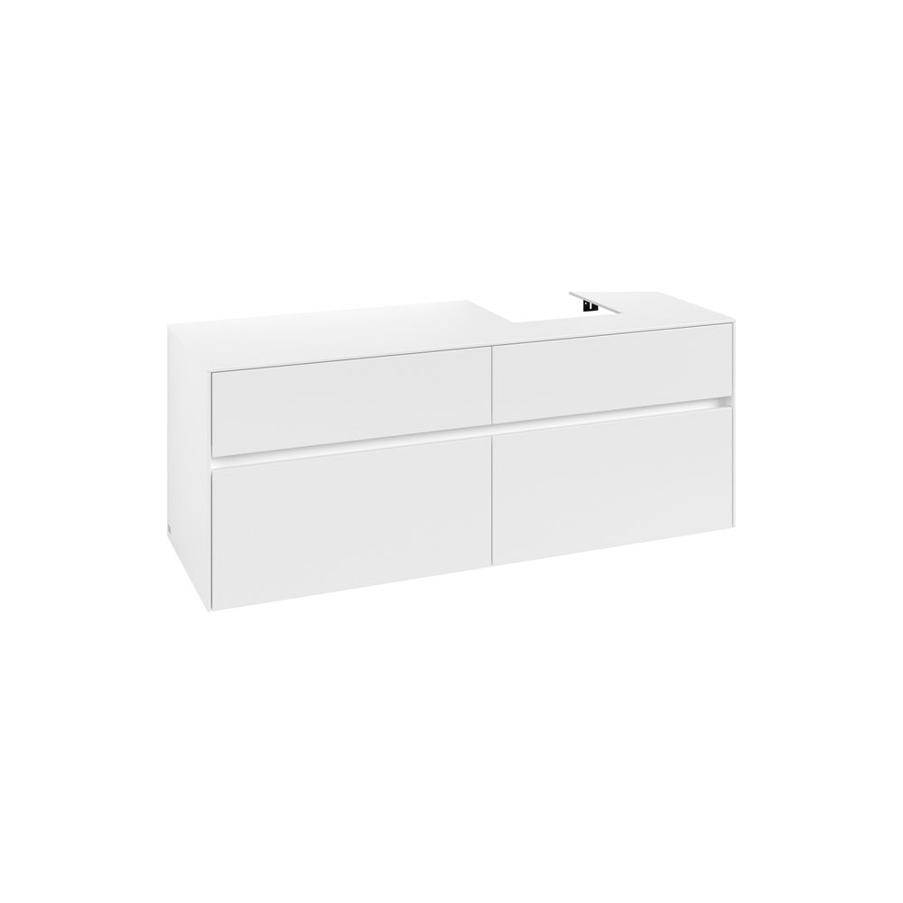 Villeroy & Boch Waschtischunterschrank Collaro C10200 1400x548x500mm White Matt... VILLEROY-C10200MS 4065467212935 (Abb. 1)