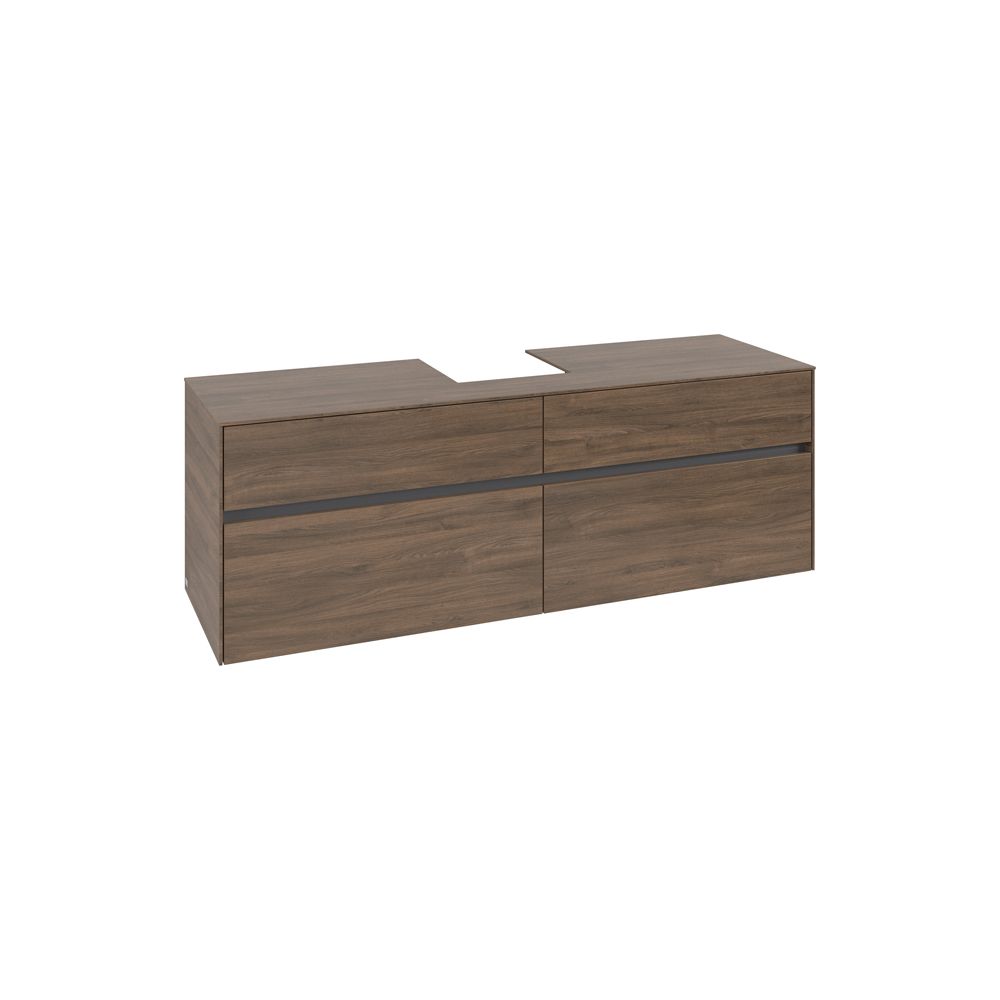 Villeroy & Boch Waschtischunterschrank Collaro C10400 1600x548x500mm Arizona Oak... VILLEROY-C10400VH 4065467213208 (Abb. 1)