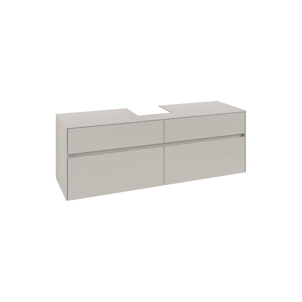 Villeroy & Boch Waschtischunterschrank Collaro C10400 1600x548x500mm Soft Grey... VILLEROY-C10400VK 4065467213222 (Abb. 1)