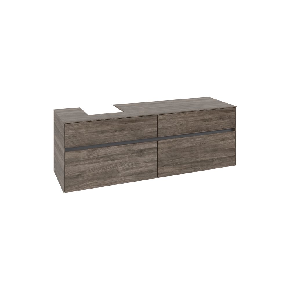 Villeroy & Boch Waschtischunterschrank Collaro C10500 1600x548x500mm Stone Oak... VILLEROY-C10500RK 4065467213291 (Abb. 1)