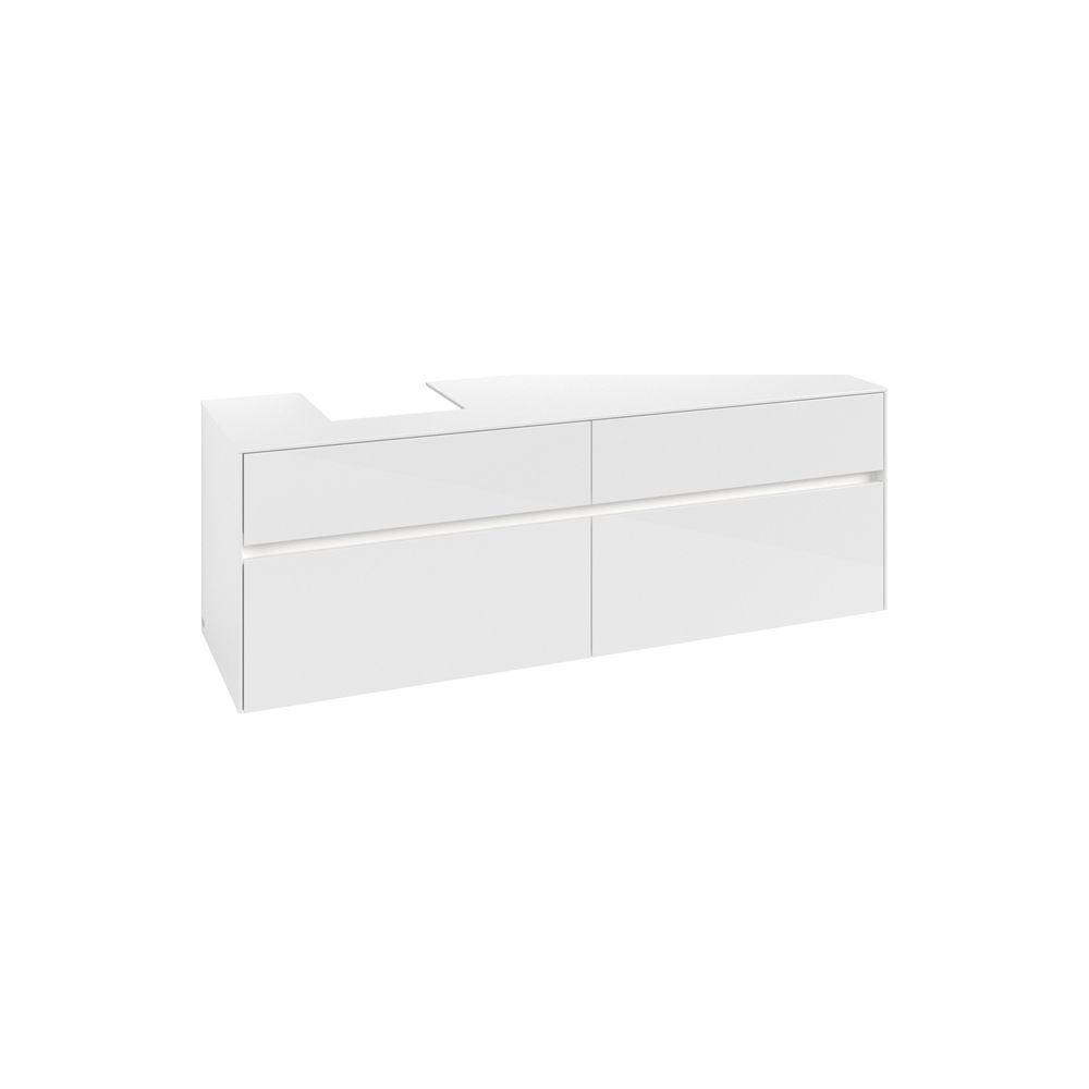 Villeroy & Boch Waschtischunterschrank Collaro C105B0 1600x548x500mm mit Beleuchtung... VILLEROY-C105B0DH 4065467218180 (Abb. 1)