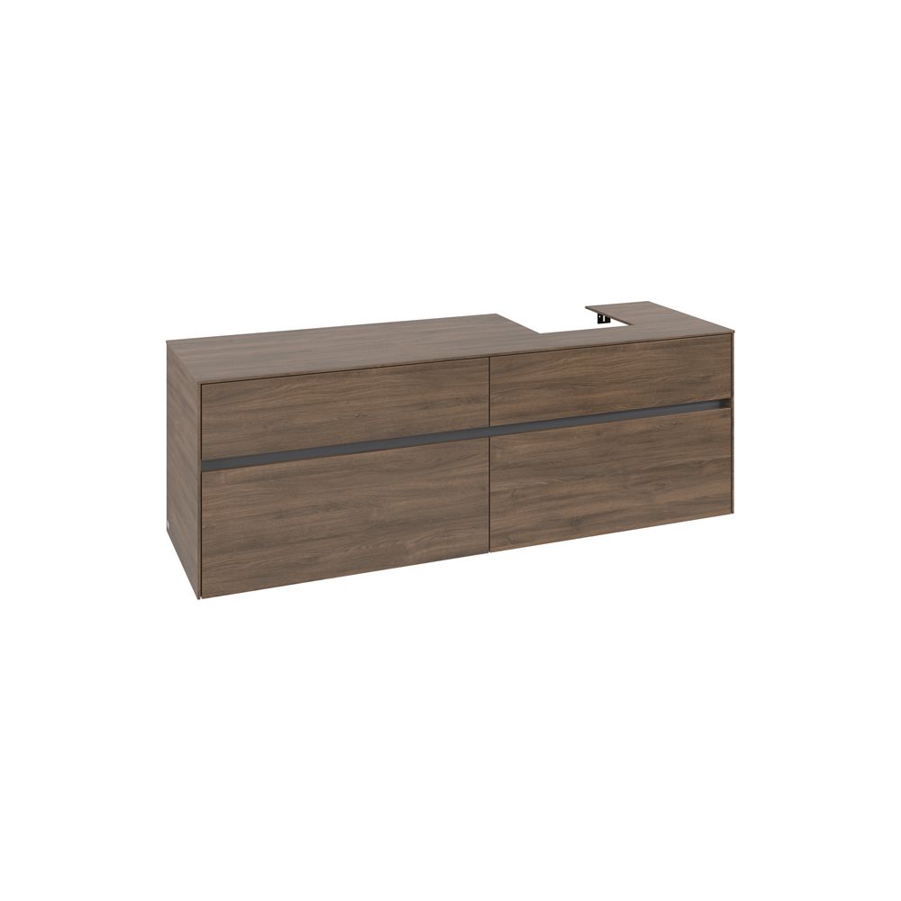 Villeroy & Boch Waschtischunterschrank Collaro C10600 1600x548x500mm Arizona Oak... VILLEROY-C10600VH 4065467213420 (Abb. 1)