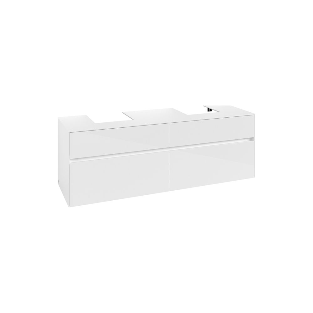 Villeroy & Boch Waschtischunterschrank Collaro C10700 1600x548x500mm Glossy White... VILLEROY-C10700DH 4065467213451 (Abb. 1)