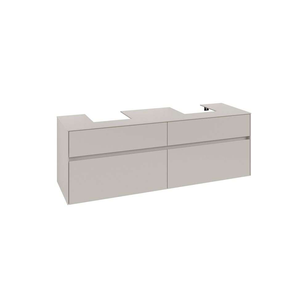 Villeroy & Boch Waschtischunterschrank Collaro C10700 1600x548x500mm Soft Grey... VILLEROY-C10700VK 4065467213550 (Abb. 1)