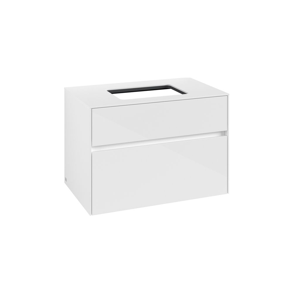 Villeroy & Boch Waschtischunterschrank Collaro C10800 800x548x500mm Glossy White... VILLEROY-C10800DH 4065467215103 (Abb. 1)