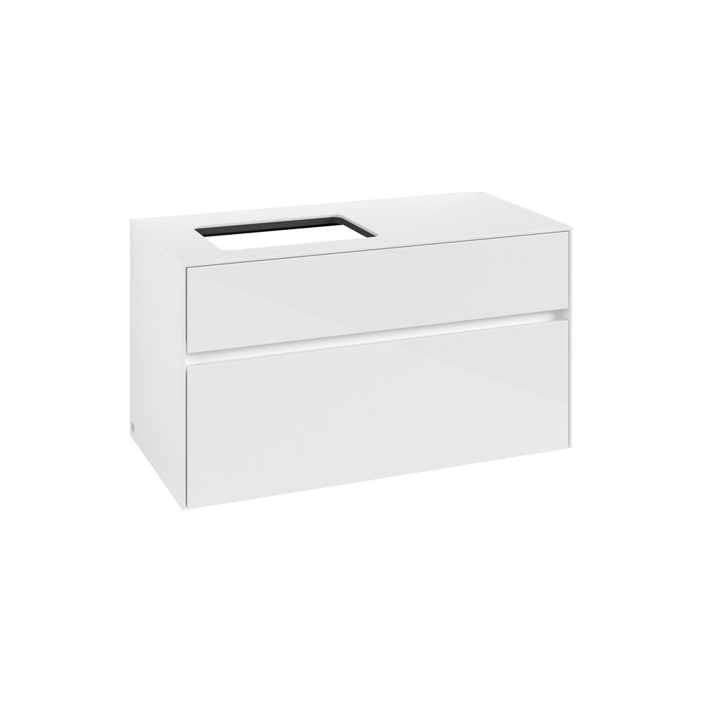 Villeroy & Boch Waschtischunterschrank Collaro C11000 1000x548x500mm Glossy White... VILLEROY-C11000DH 4065467215325 (Abb. 1)