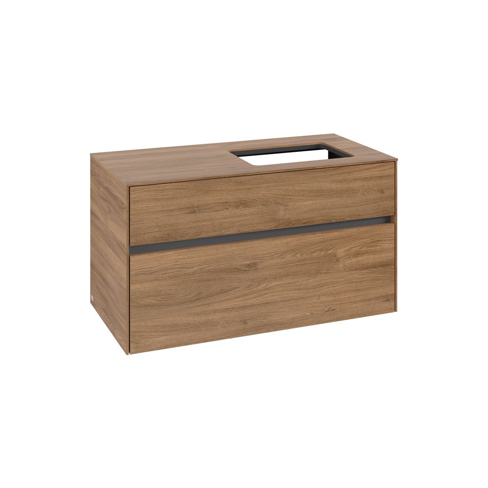 Villeroy & Boch Waschtischunterschrank Collaro C11100 1000x548x500mm Kansas Oak... VILLEROY-C11100RH 4065467215486 (Abb. 1)