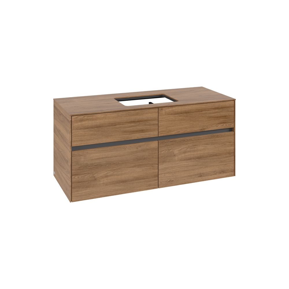 Villeroy & Boch Waschtischunterschrank Collaro C11200 1200x548x500mm Kansas Oak... VILLEROY-C11200RH 4065467215592 (Abb. 1)