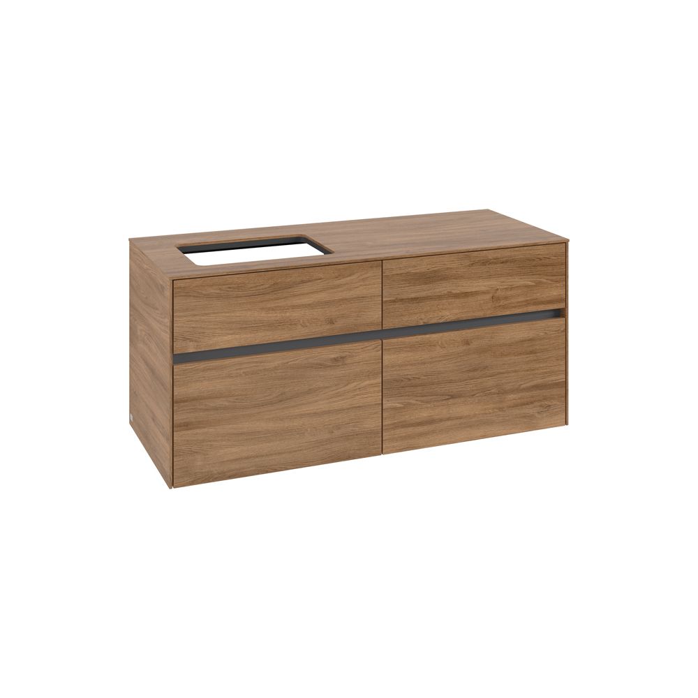 Villeroy & Boch Waschtischunterschrank Collaro C11300 1200x548x500mm Kansas Oak... VILLEROY-C11300RH 4065467215707 (Abb. 1)