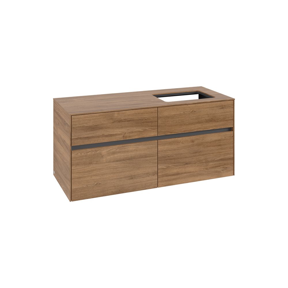 Villeroy & Boch Waschtischunterschrank Collaro C11400 1200x548x500mm Kansas Oak... VILLEROY-C11400RH 4065467215813 (Abb. 1)