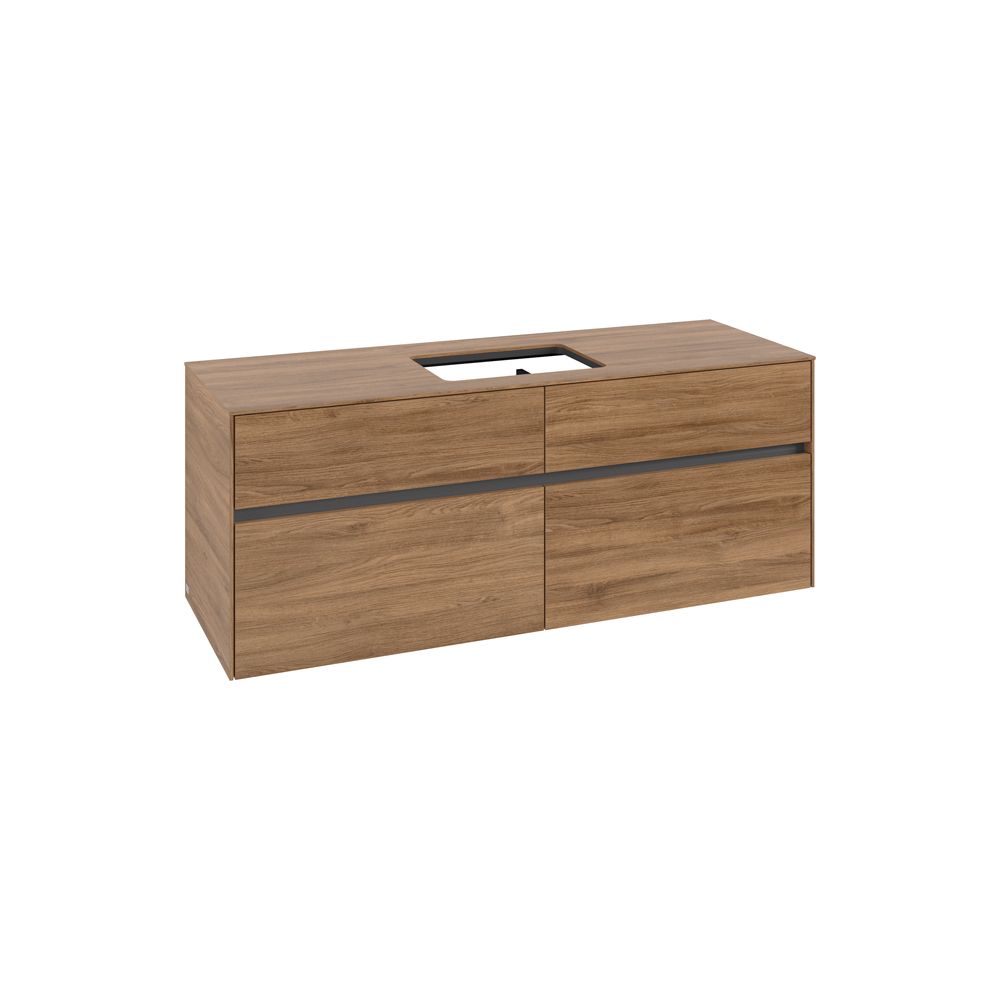 Villeroy & Boch Waschtischunterschrank Collaro C11600 1400x548x500mm Kansas Oak... VILLEROY-C11600RH 4065467216032 (Abb. 1)