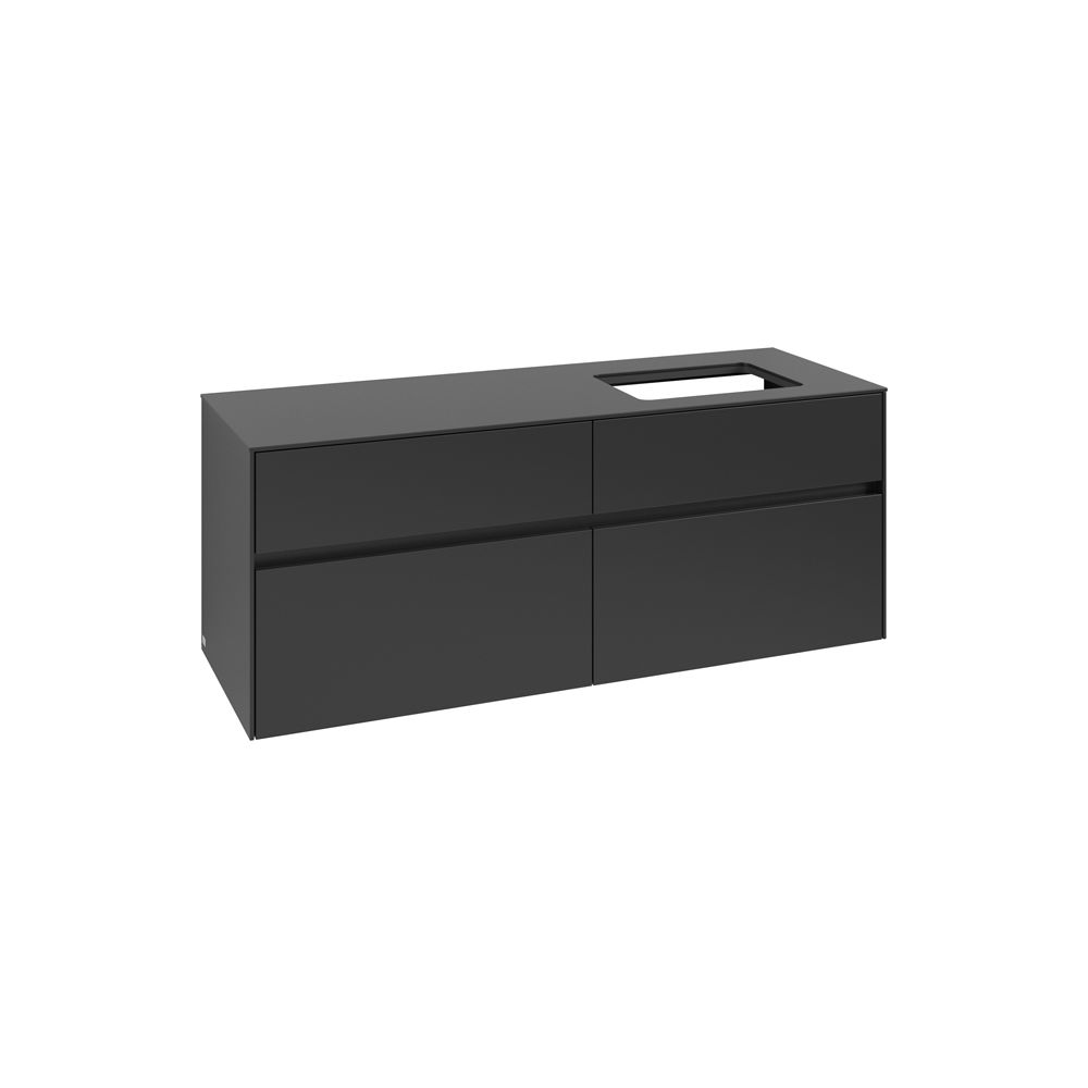 Villeroy & Boch Waschtischunterschrank Collaro C11800 1400x548x500mm Black Matt Lacq... VILLEROY-C11800PD 4065467216247 (Abb. 1)