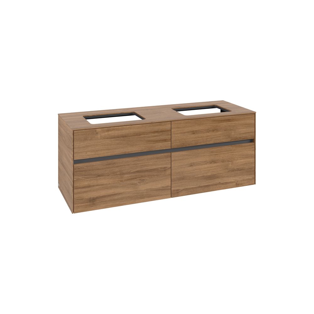 Villeroy & Boch Waschtischunterschrank Collaro C11900 1400x548x500mm Kansas Oak... VILLEROY-C11900RH 4065467216360 (Abb. 1)