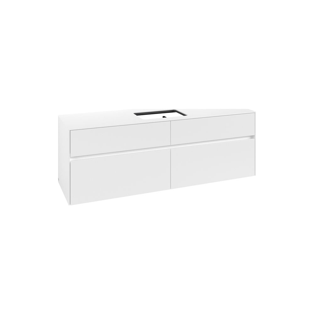 Villeroy & Boch Waschtischunterschrank Collaro C12000 1600x548x500mm White Matt... VILLEROY-C12000MS 4065467216452 (Abb. 1)