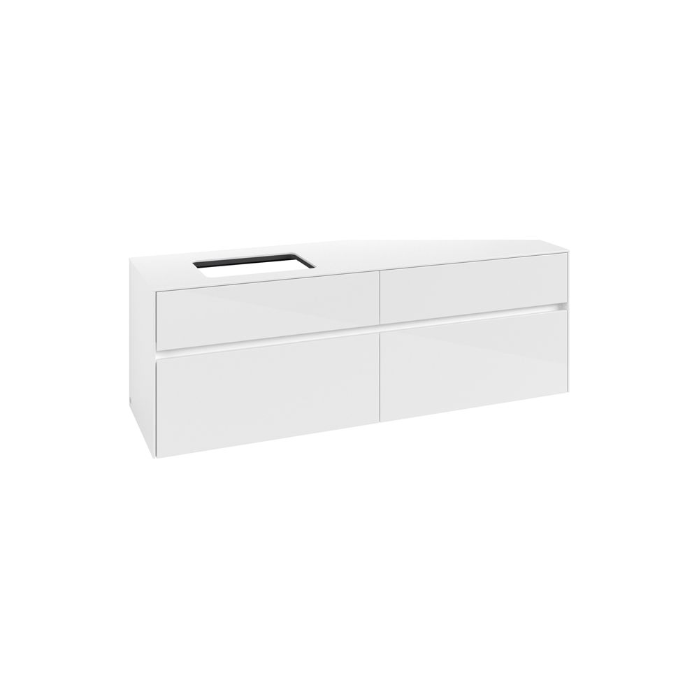 Villeroy & Boch Waschtischunterschrank Collaro C12100 1600x548x500mm Glossy White... VILLEROY-C12100DH 4065467216537 (Abb. 1)