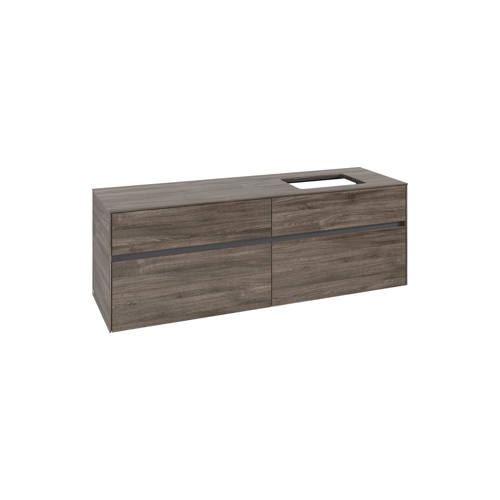 Villeroy & Boch Waschtischunterschrank Collaro C12200 1600x548x500mm Stone Oak... VILLEROY-C12200RK 4065467216704 (Abb. 1)