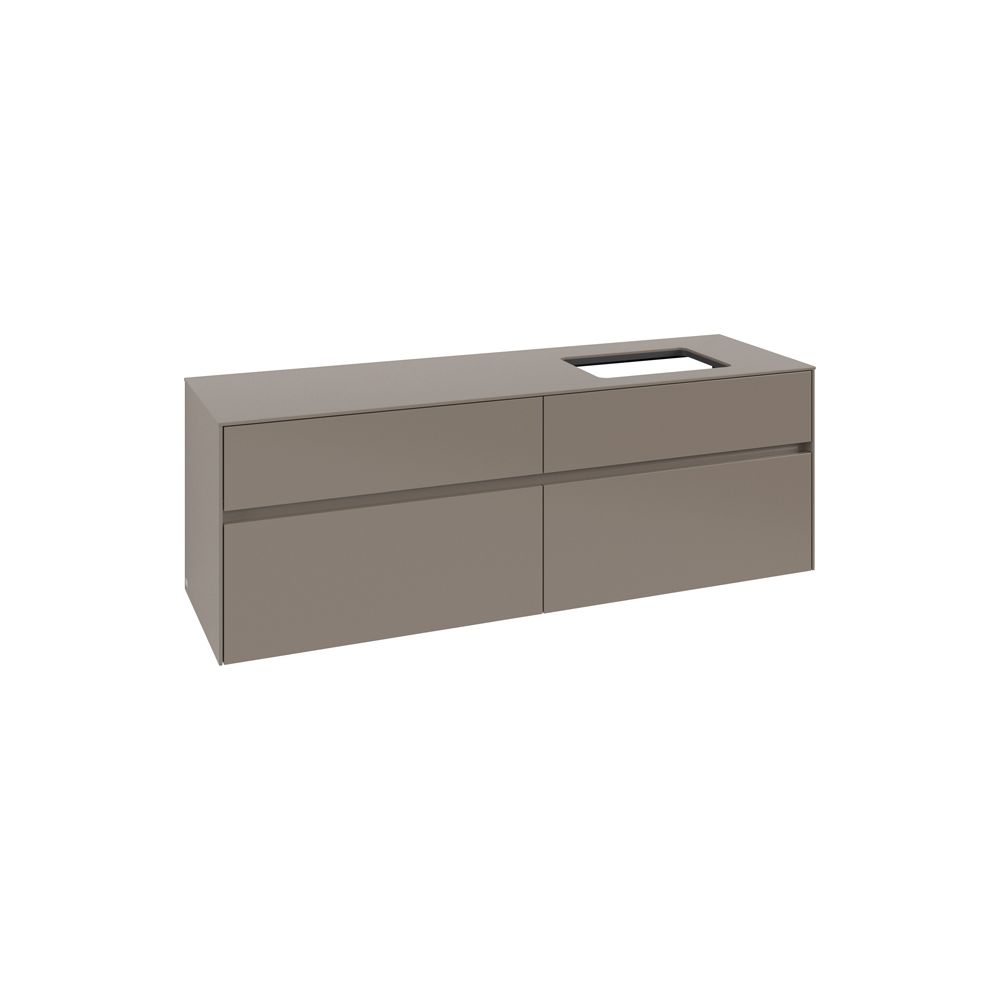 Villeroy & Boch Waschtischunterschrank Collaro C12200 1600x548x500mm Truffle Grey... VILLEROY-C12200VG 4065467216711 (Abb. 1)