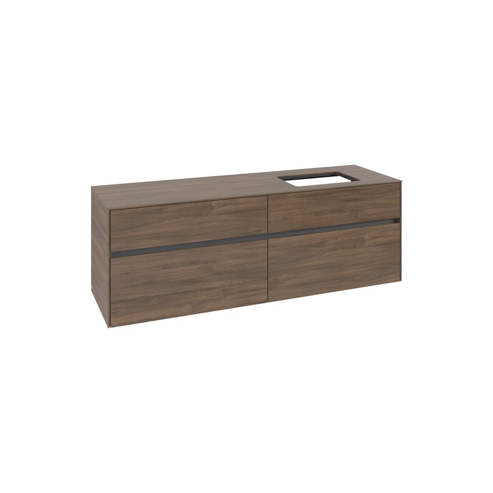 Villeroy & Boch Waschtischunterschrank Collaro C12200 1600x548x500mm Arizona Oak... VILLEROY-C12200VH 4065467216728 (Abb. 1)