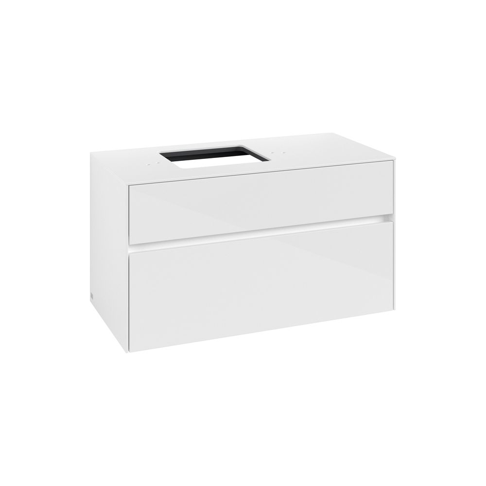 Villeroy & Boch Waschtischunterschrank Collaro C12600 1000x548x500mm Glossy White... VILLEROY-C12600DH 4065467213789 (Abb. 1)