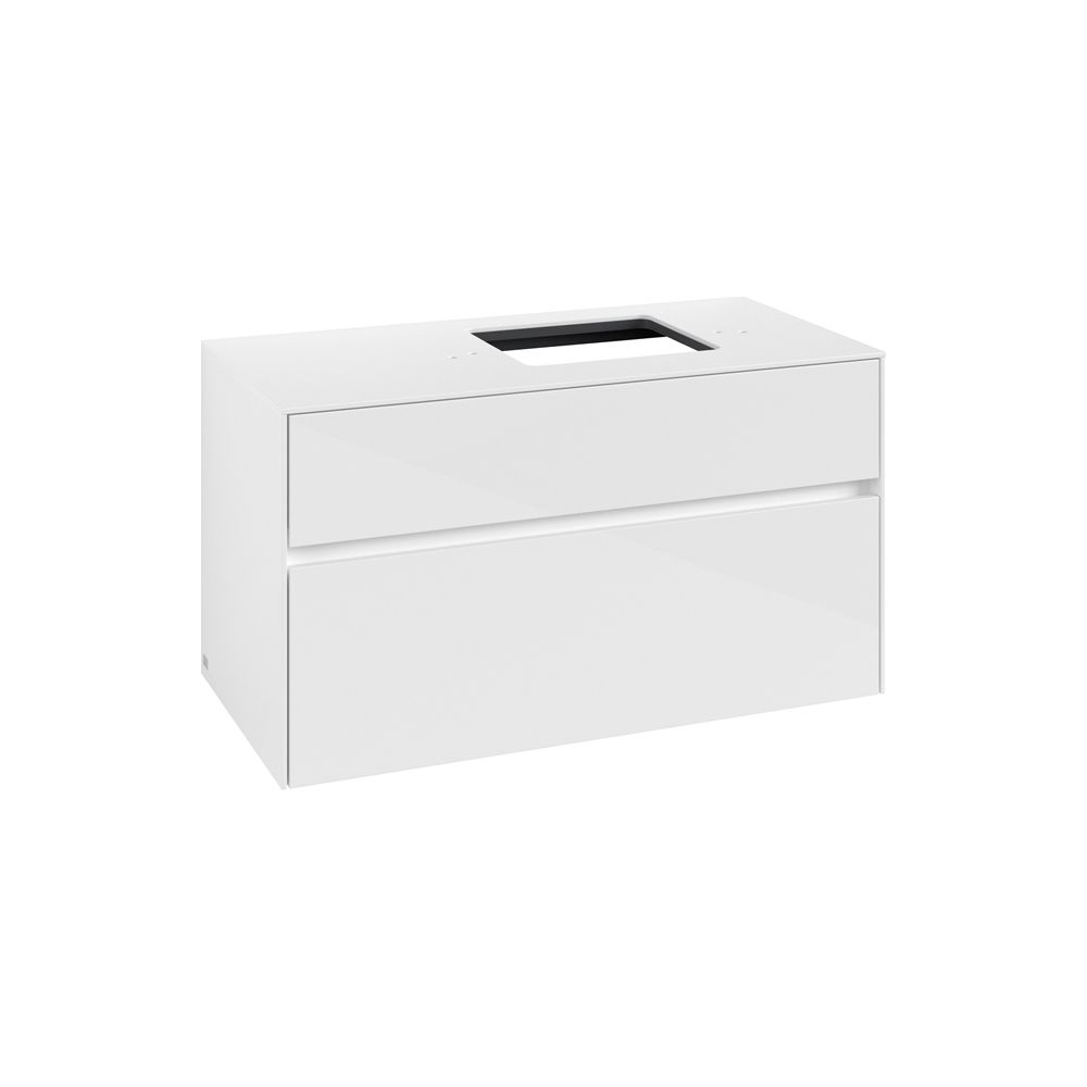 Villeroy & Boch Waschtischunterschrank Collaro C12700 1000x548x500mm Glossy White... VILLEROY-C12700DH 4065467213895 (Abb. 1)